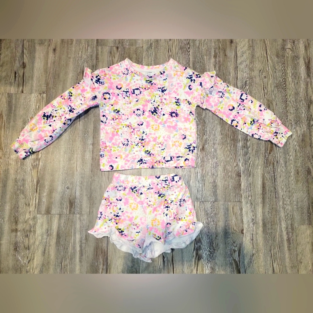 Girls Crown & Ivy Shorts Set Size 7/8